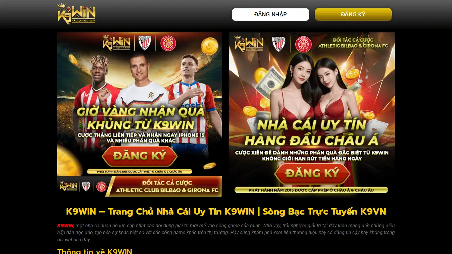 K9Win Casino screenshot 1