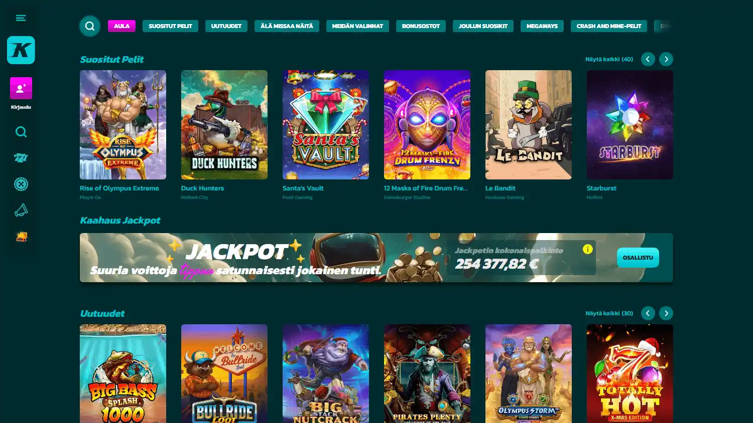Kaahaus Casino screenshot 2