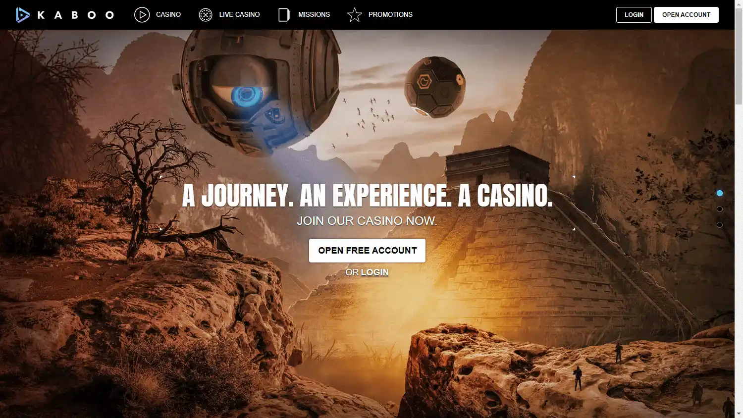 Kaboo Casino screenshot 1