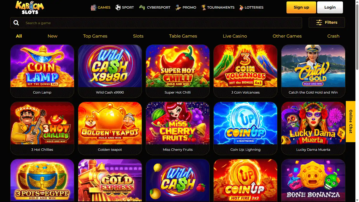 KaboomSlots Casino screenshot 2