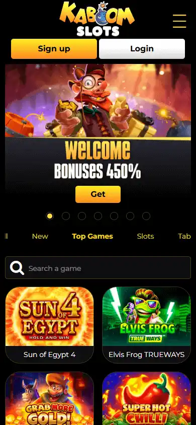 KaboomSlots Casino screenshot 4