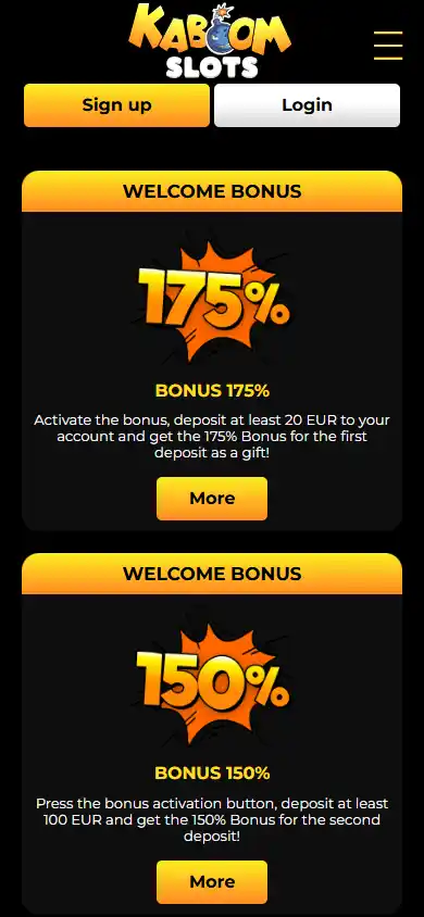 KaboomSlots Casino screenshot 6