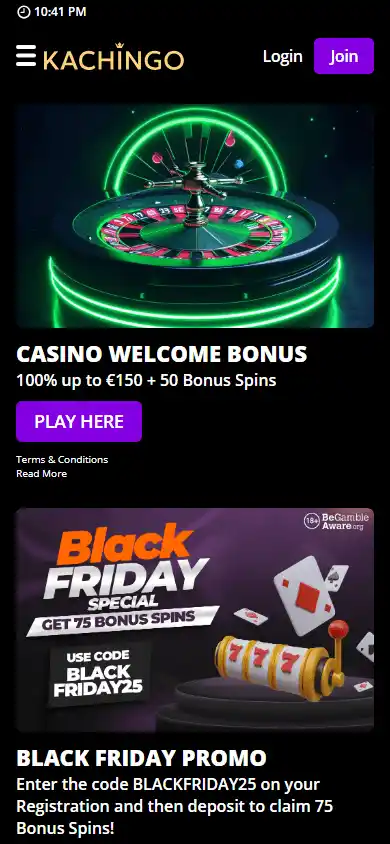 Kachingo Casino screenshot 5