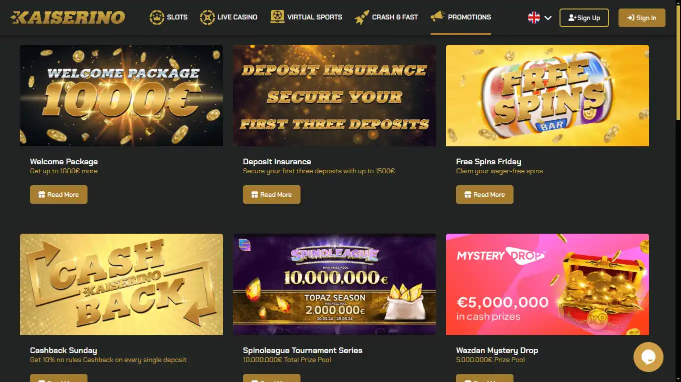 Kaiserino Casino screenshot 2