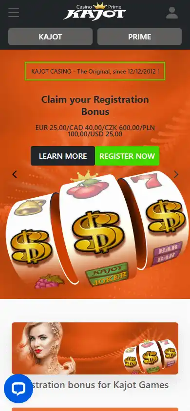 Kajot Casino screenshot 4