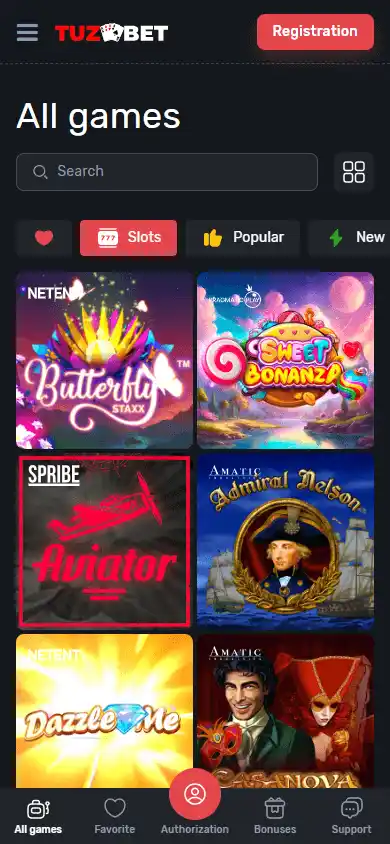 Tuz Bet Casino screenshot 4