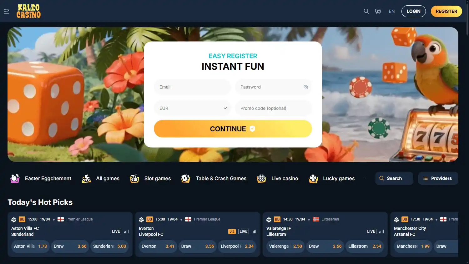 Kaleo Casino screenshot 1