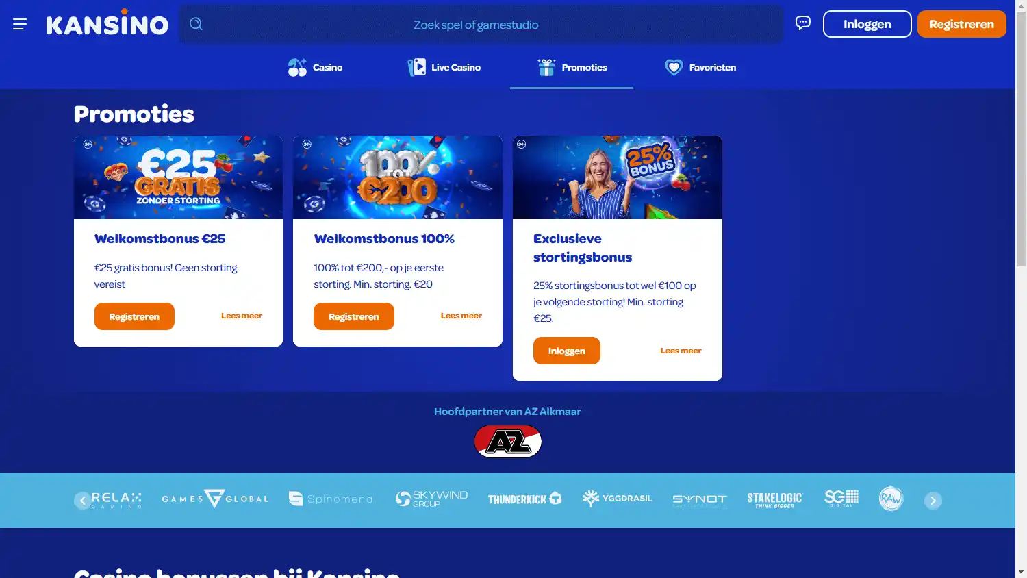 Kansino Casino screenshot 3
