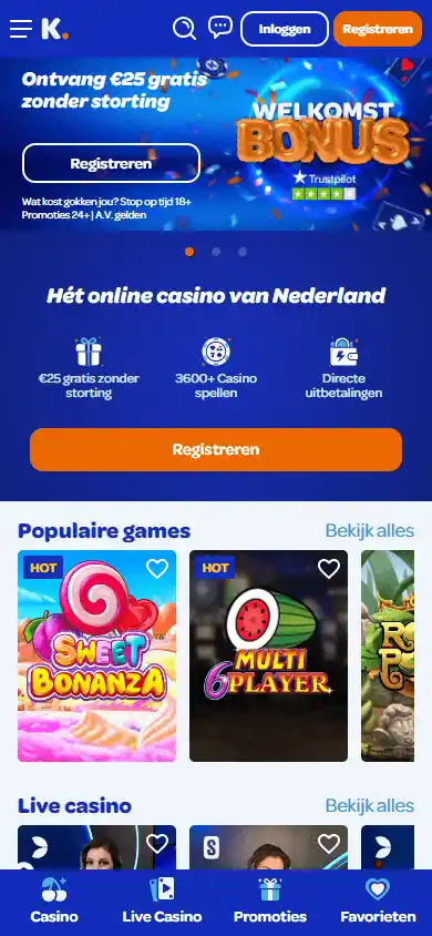 Kansino Casino screenshot 4