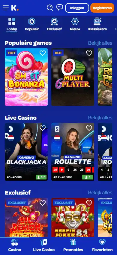 Kansino Casino screenshot 5