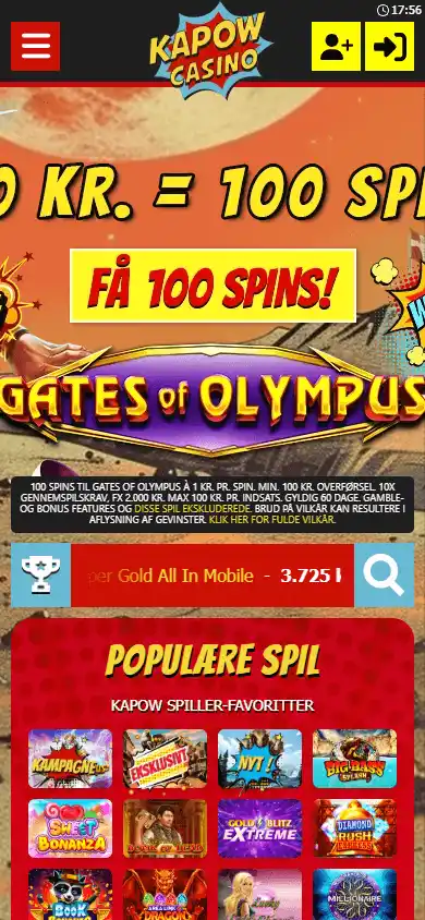 Kapow Casino screenshot 5