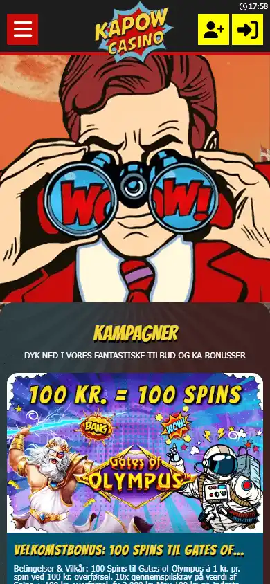Kapow Casino screenshot 7