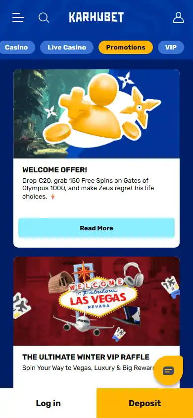 Karhubet Casino screenshot 4