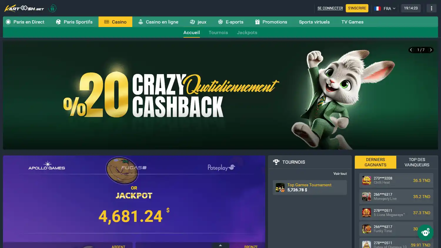 Kartoosh Bet Casino screenshot 1