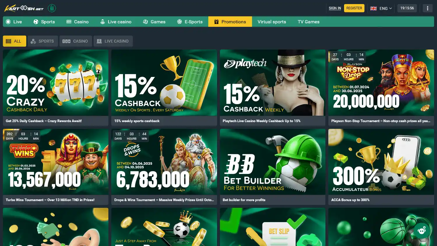 Kartoosh Bet Casino screenshot 3