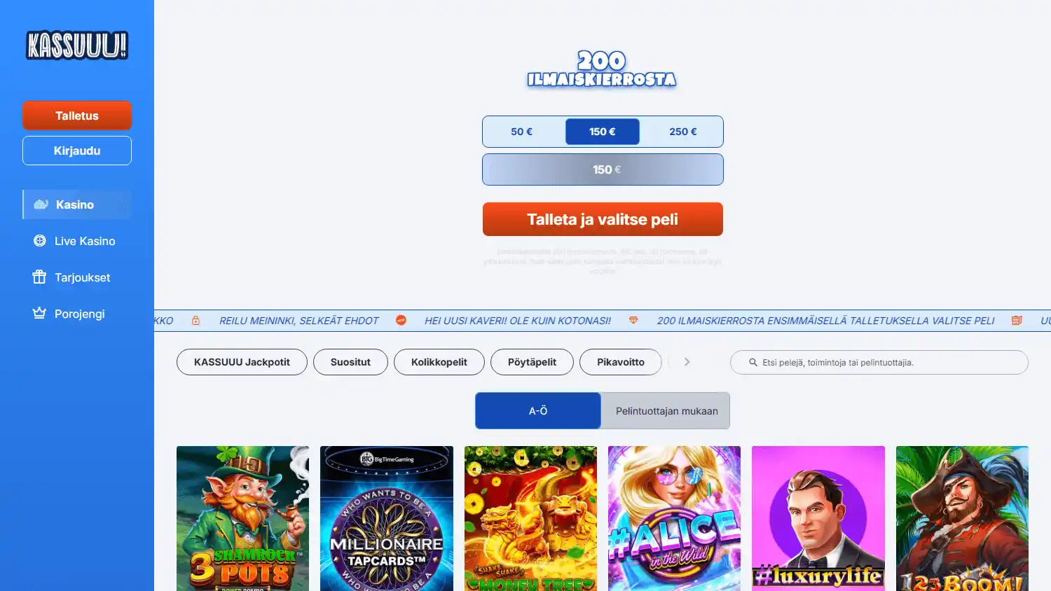 Kassuuu Casino screenshot 2
