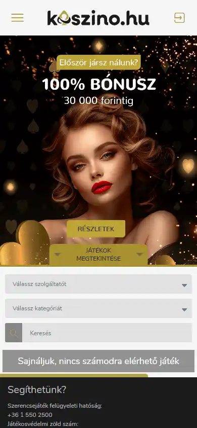 Kaszino.hu Casino screenshot 4