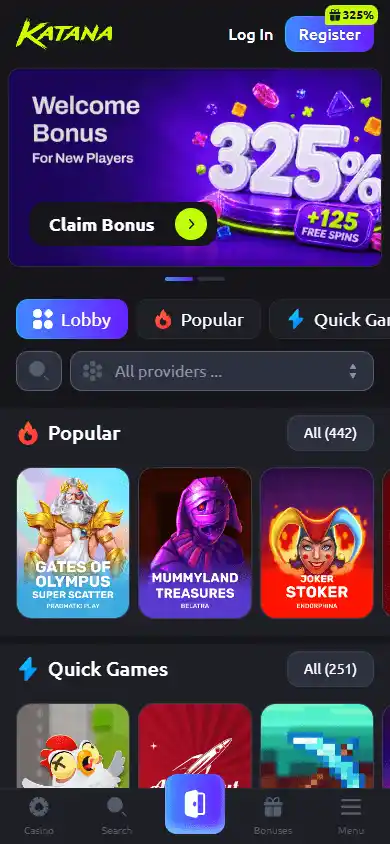 Katana Casino screenshot 4