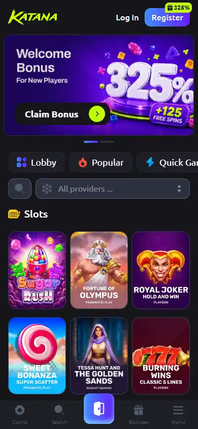 Katana Casino screenshot 5