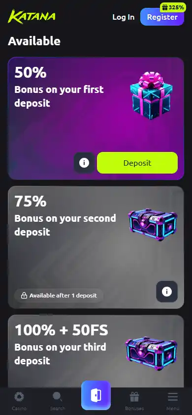 Katana Casino screenshot 6