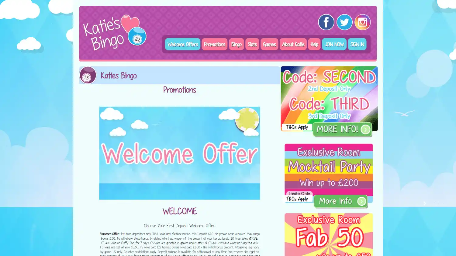 Katie's Bingo Casino screenshot 3
