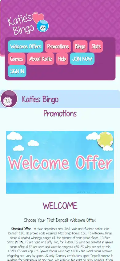 Katie's Bingo Casino screenshot 6
