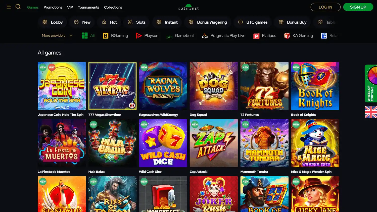 KatsuBet Casino screenshot 2