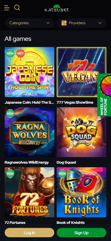 KatsuBet Casino screenshot 5