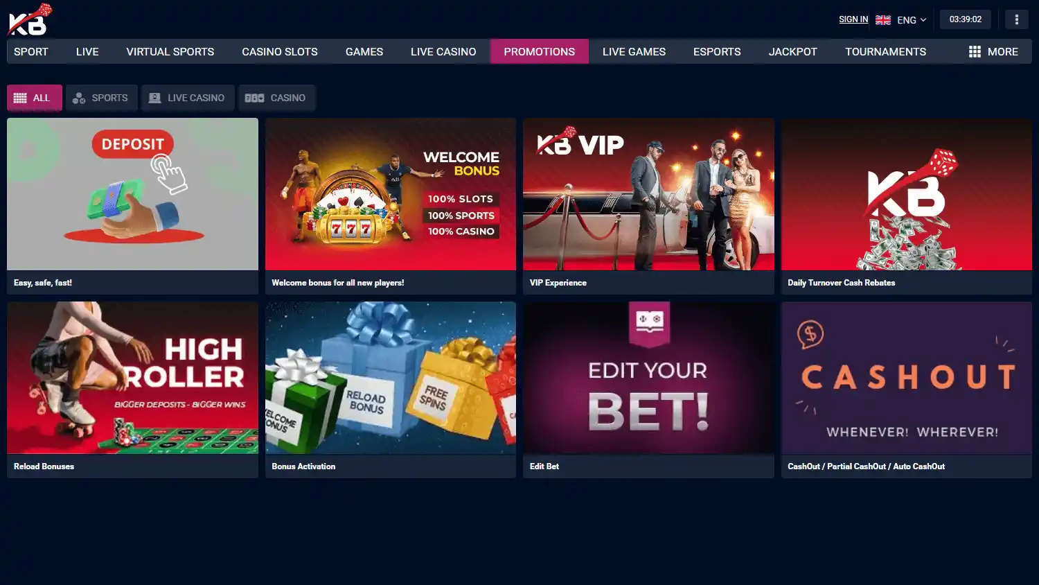 Kavabet Casino screenshot 2