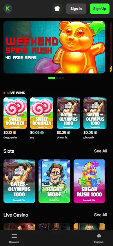 KazaBet Casino screenshot 3