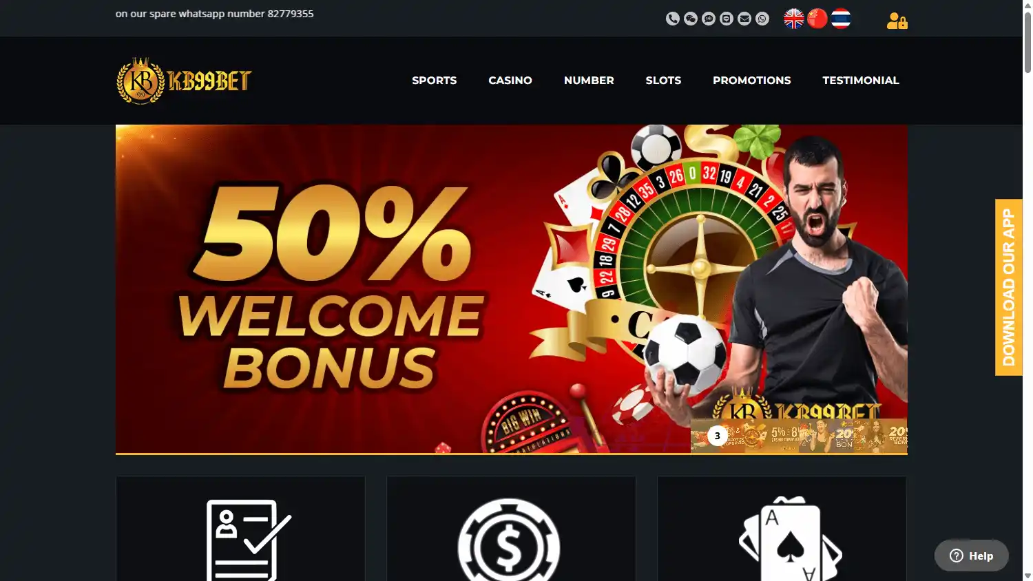 KB99BET Casino screenshot 1