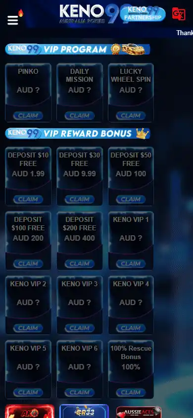 KENO99 Casino screenshot 4