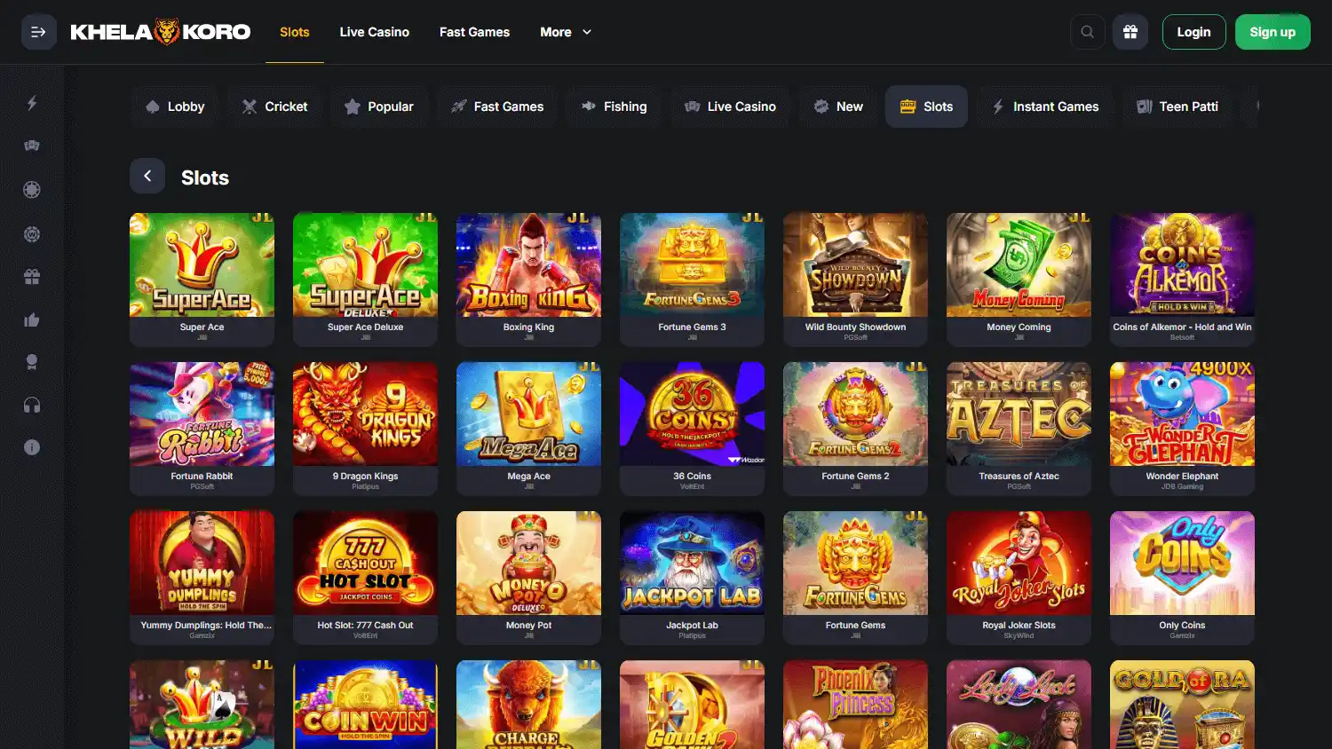 Khela Koro Casino screenshot 2