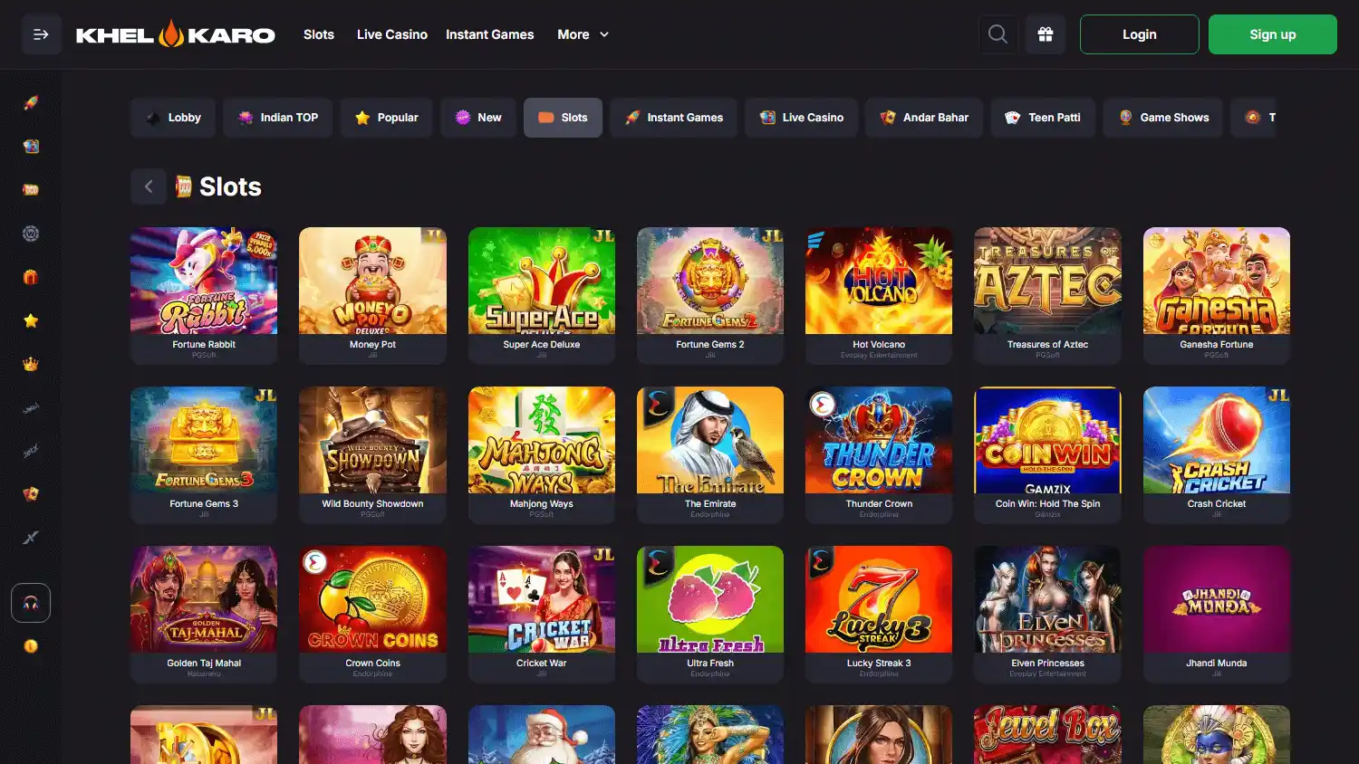 Khelkaro Casino screenshot 2