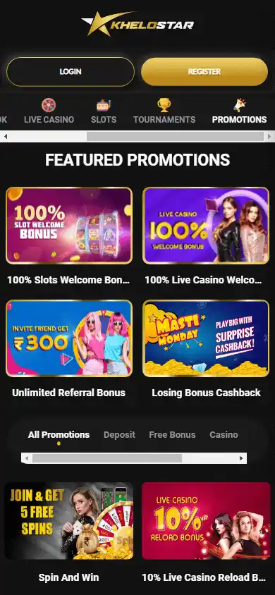 KheloStar Casino screenshot 4