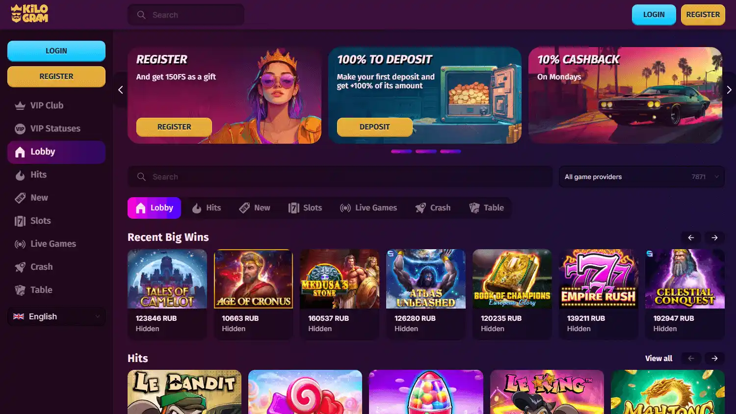 Kilogram Casino screenshot 1