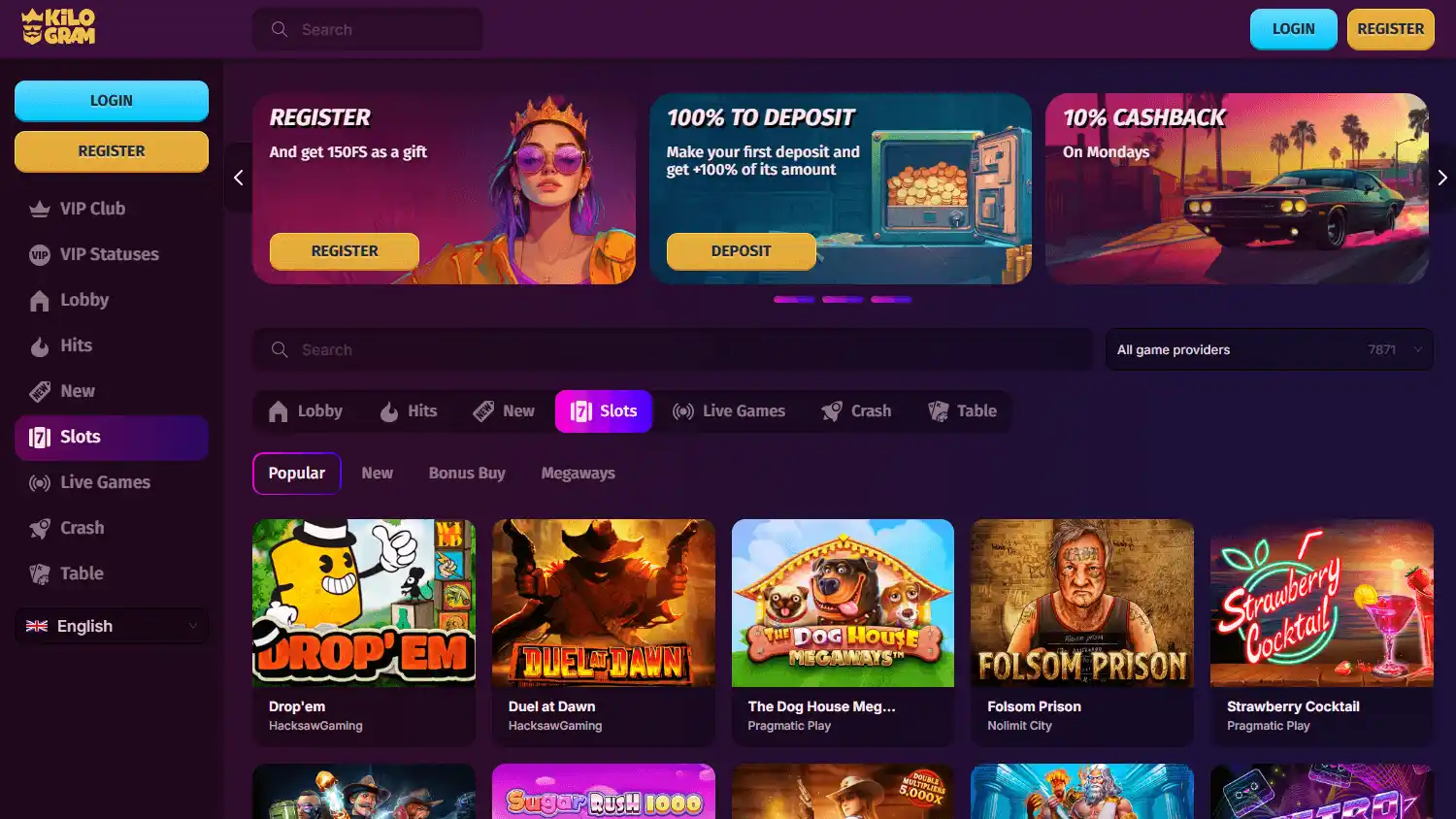 Kilogram Casino screenshot 2
