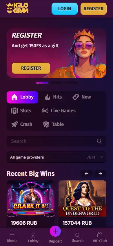 Kilogram Casino screenshot 4