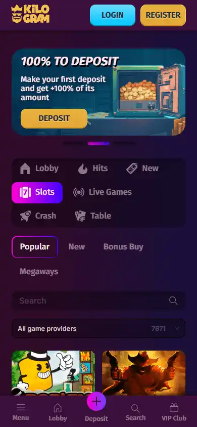 Kilogram Casino screenshot 5