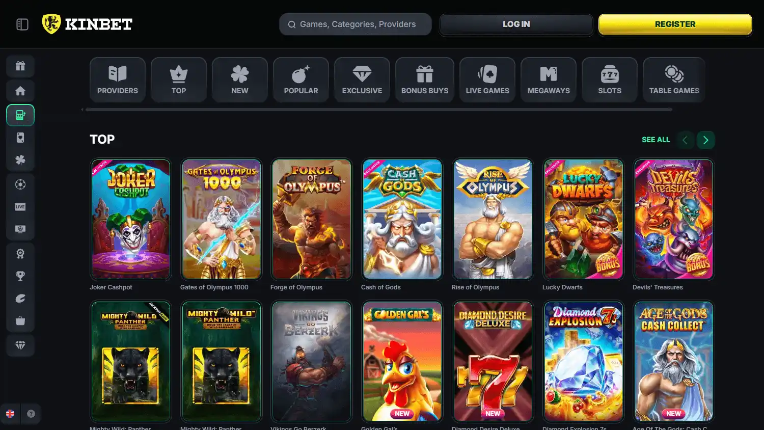 KinBet Casino screenshot 2