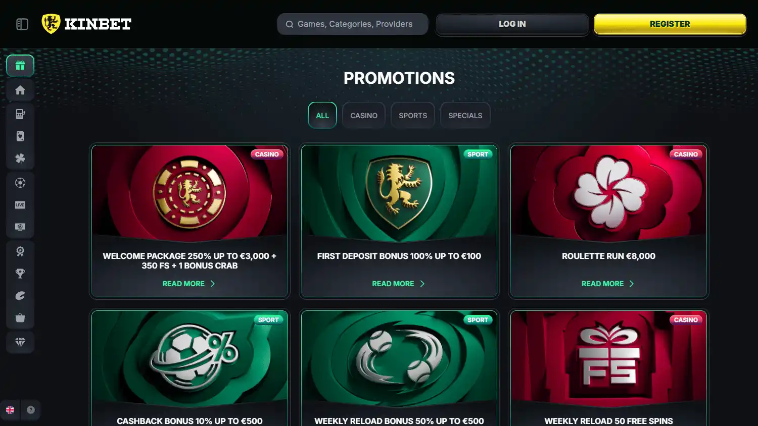KinBet Casino screenshot 3