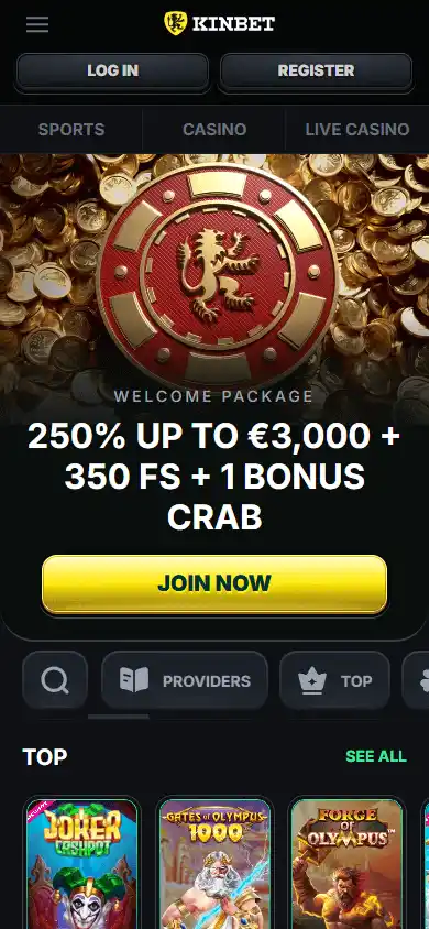 KinBet Casino screenshot 4