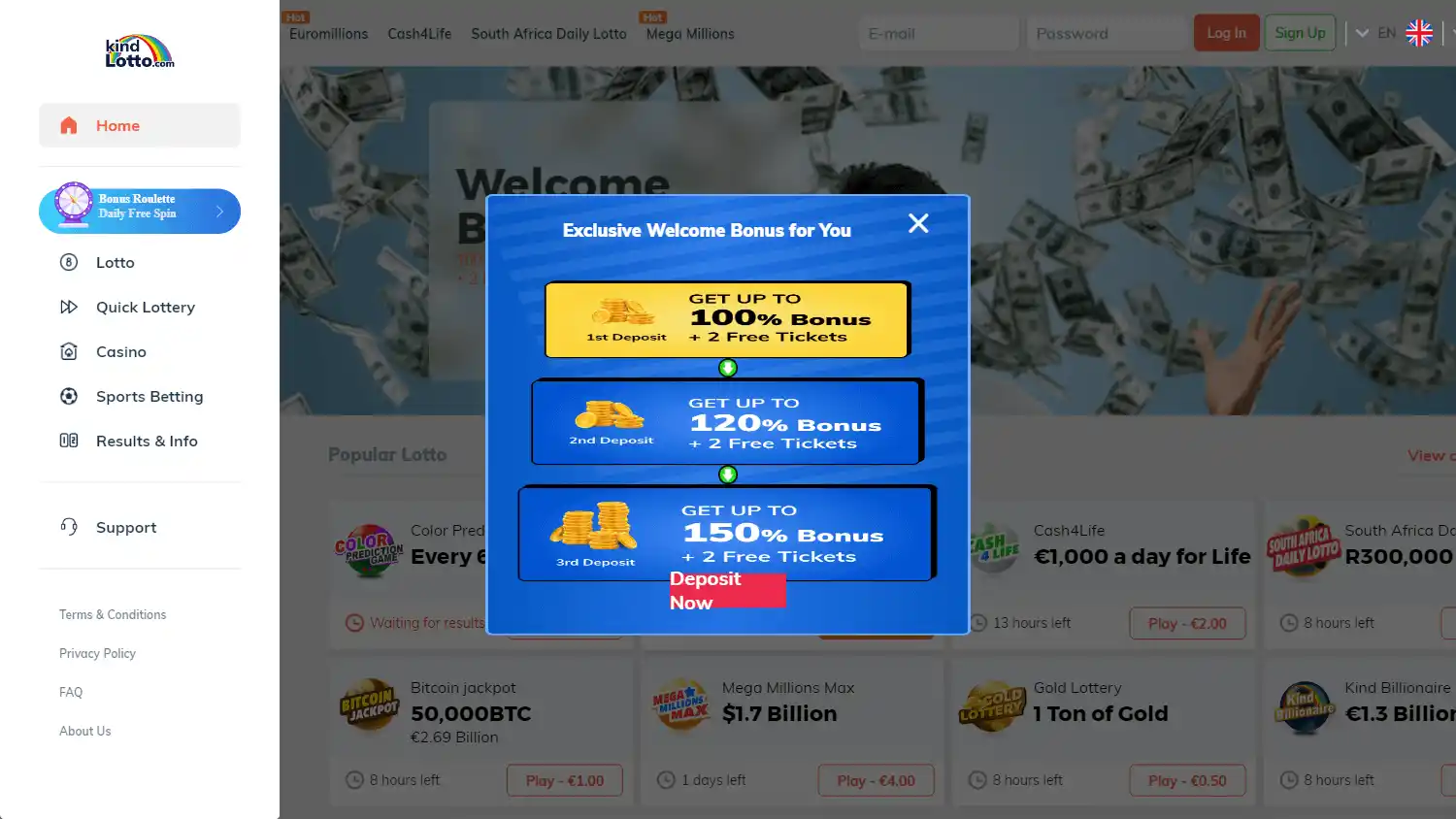 Kindlotto Casino screenshot 1