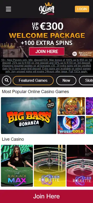King Casino screenshot 3