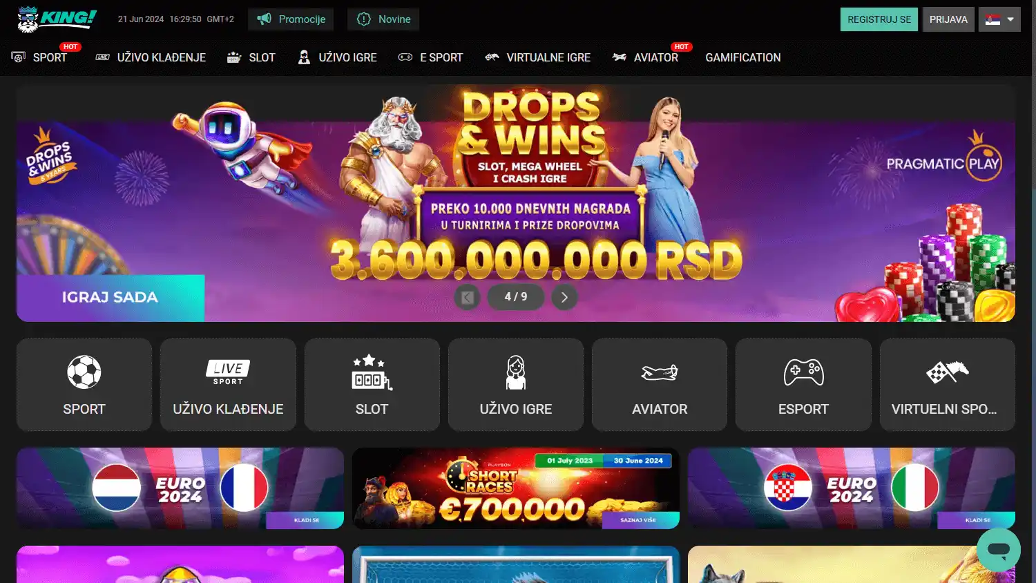 King Casino screenshot 1