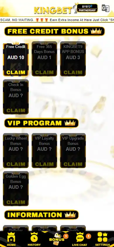 Kingbet9 Casino screenshot 5