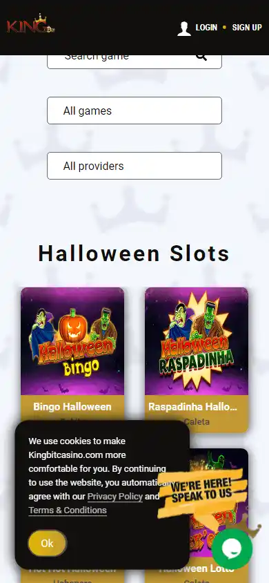 KingBit Casino screenshot 5