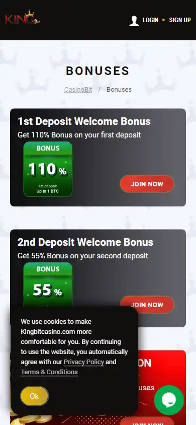 KingBit Casino screenshot 6