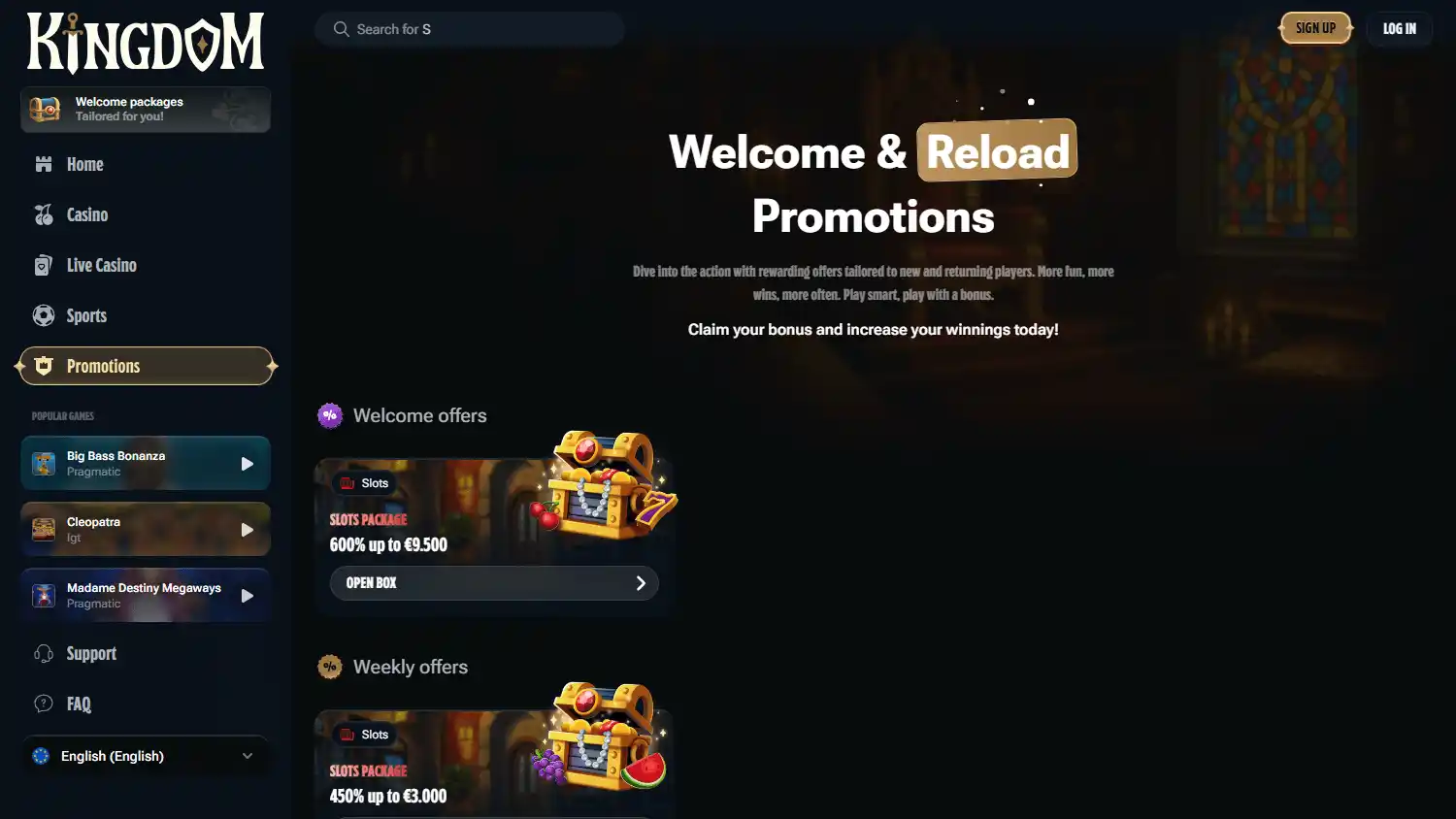 KingdomCasino.io screenshot 3