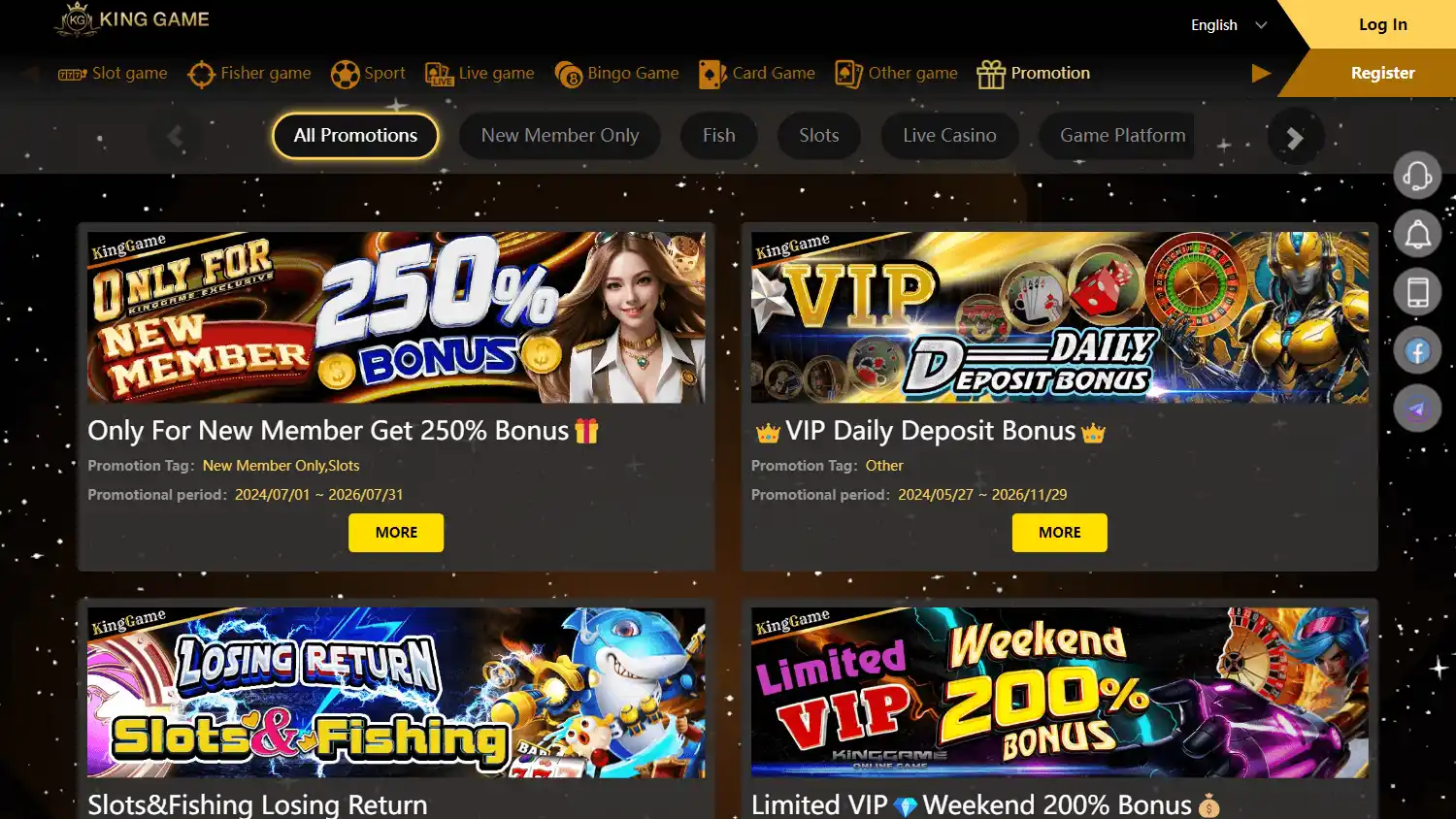 KingGame Casino screenshot 3